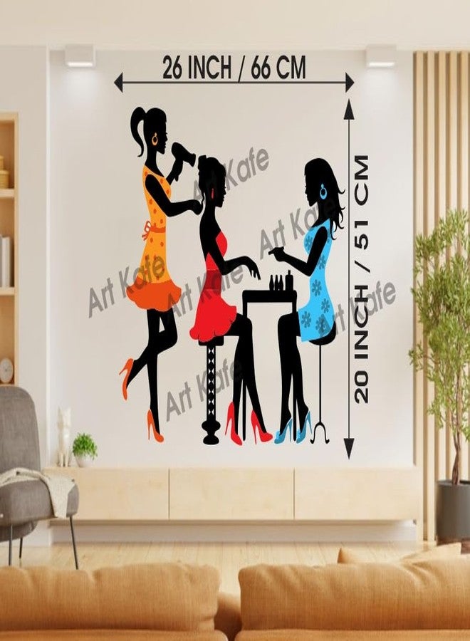DivineDesigns ملصق حائط فتاة من تصميم DivineDesigns تقوم بتعديل ملابسها - Image 3